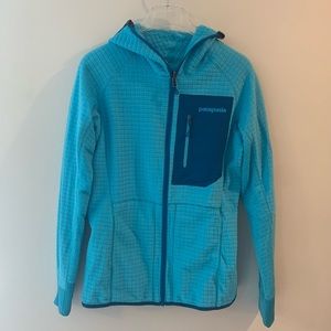 Patagonia reversible zip up hoodie